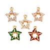 Brass & Glass Pendants GL-CBA6036-01G-1