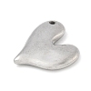 304 Stainless Steel Heart Pendants STAS-R162-01P-03-2