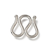 Brass M-Hook Clasps KK-CBA0DF0-14C-P-1