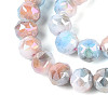 Anti-Tarnish Electroplate Glass Beads Strands GLAA-N010-10mm-16-2