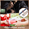 Chinese Calligraphy Brushes Pen AJEW-PH0004-40-WH-7