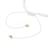 Glass Seed Beads Braided Bead Bracelets BJEW-MZ00211-01-4