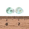 Baking Paint Electroplate Transparent Glass Beads EGLA-Q141-01A-A10-3