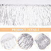 PVC Sequin/Paillette Tassel Fringe Polyester Ribbon DIY-WH0308-297A-4