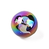 Halloween UV Plating Acrylic Beads LS-OACR-M013-08A-01-1
