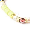 Handmade Polymer Clay Stretch Bracelets Sets BJEW-JB06350-03-8