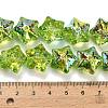 Electroplate Baking Paint Glass Beads Strands EGLA-K061-12A-AB05-4