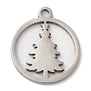 Non-Tarnish Christmas 201 Stainless Steel Pendants X-STAS-D053-03P-1