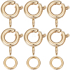 Beebeecraft 30Pcs Brass Spring Ring Clasps DIY-BBC0001-49-1