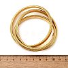 304 Stainless Steel Stretch Bracelets BJEW-A031-01A-G-3