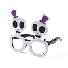 Halloween Plastic & Non-woven Fabric Glitter Glasses Frames AJEW-E053-01I-2