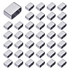 60Pcs 201 Stainless Steel Slide Charms STAS-ME0002-75-1