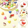 Baking Paint Opaque Acrylic Beads OACR-CJZ0001-01-3