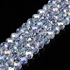 Electroplate Glass Beads Strands EGLA-A044-J6mm-B06-1