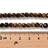 Natural Tiger Eye Beads Strands X-G-B107-B02-02-5