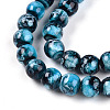 Baking Paint Glass Beads X1-DGLA-N003-8mm-A08-4