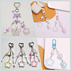100Pcs Transparent Luminous Acrylic Pendants TACR-SP0001-18-6