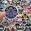 50Pcs PVC Adhesive Waterproof Stickers Self-Adhesive Stickers PW-WG1E450-01-3