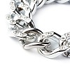 Handmade Curb Chain Bracelet & Necklace Set SJEW-JS01202-8