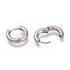 Tarnish Resistant 201 Stainless Steel Huggie Hoop Earrings EJEW-O095-05-01-3