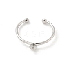Brass Cup Peg Open Cuff Ring Settings LS-KK-G518-02P-01-2