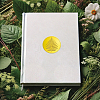 15 Sheets Gold Foil Paper Picture Stickers STIC-WH0025-007-5