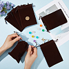Velvet Jewelry Drawstring Gift Bags ABAG-BBC0001-10C-03-3