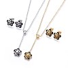 304 Stainless Steel Jewelry Sets SJEW-H144-10-1