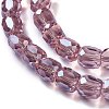 Electroplate Glass Beads GLAA-F108-13A-02-1