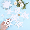6Pcs Paper Snowflake Hanging Banners DIY-ME0001-95-3