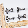 DICOSMETIC 4Pcs 2 Styles 304 Stainless Steel Pendants STAS-DC0013-77-3