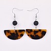 Cellulose Acetate(Resin) Dangle Earring EJEW-JE03159-03-1