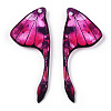 Epoxy Resin Wing Pendants RESI-TAC0021-96A-2