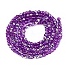 Transparent Glass Beads Strands EGLA-N028-01A-A03-3