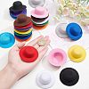  24Pcs 12 Colors Flannelette Doll Hat FIND-NB0001-84-3