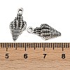 Tibetan Style Alloy Pendants TIBE-B003-08AS-3