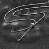 Non-Tarnish Adjustable 304 Stainless Steel Slider Necklaces NJEW-L156-003P-1