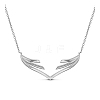 SHEGRACE Rhodium Plated 925 Sterling Silver Pendant Necklace JN602A-2