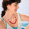 1 Strand Natural Freshwater Shell Beads Strands SHEL-TA0001-35C-8