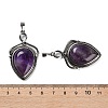 Natural Amethyst Pendants G-F777-01AS-08-3