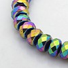 Electroplate Non-magnetic Synthetic Hematite Beads Strands G-J208E-02-1