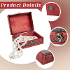 Rectangle Wood & PU Leather Jewelry Boxes CON-CL0001-14B-6