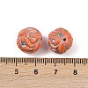 Czech Pressed Glass Beads GLAA-I061-13-3