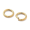 Ion Plating(IP) 304 Stainless Steel Open Jump Rings X-STAS-M081-02G-01-3