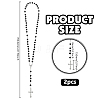 2Pcs Plastic Imitation Pearl Rosary Bead Necklaces for Easter NJEW-GO0001-09-2