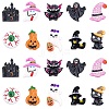 SUNNYCLUE 20Pcs 10 Style Halloween Theme Opaque Resin Cabochons RESI-SC0001-63-1