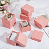 20Pcs Marble Print Paper Display Boxes for Watch CON-GO0001-24-4
