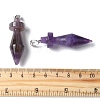 Natural & Synthetic Mixed Gemstone Pendants G-C187-03-4