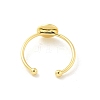 Brass Open Cuff Ring Components LS-KK-G518-06G-03-3