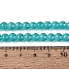 Acrylic Imitation Cat Eye Beads Strands OACR-Q197-01A-07-4